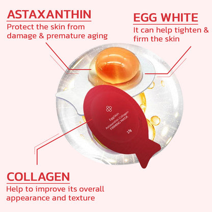 EggSkin Astaxanthin-Kollagen-Straffungsmaske