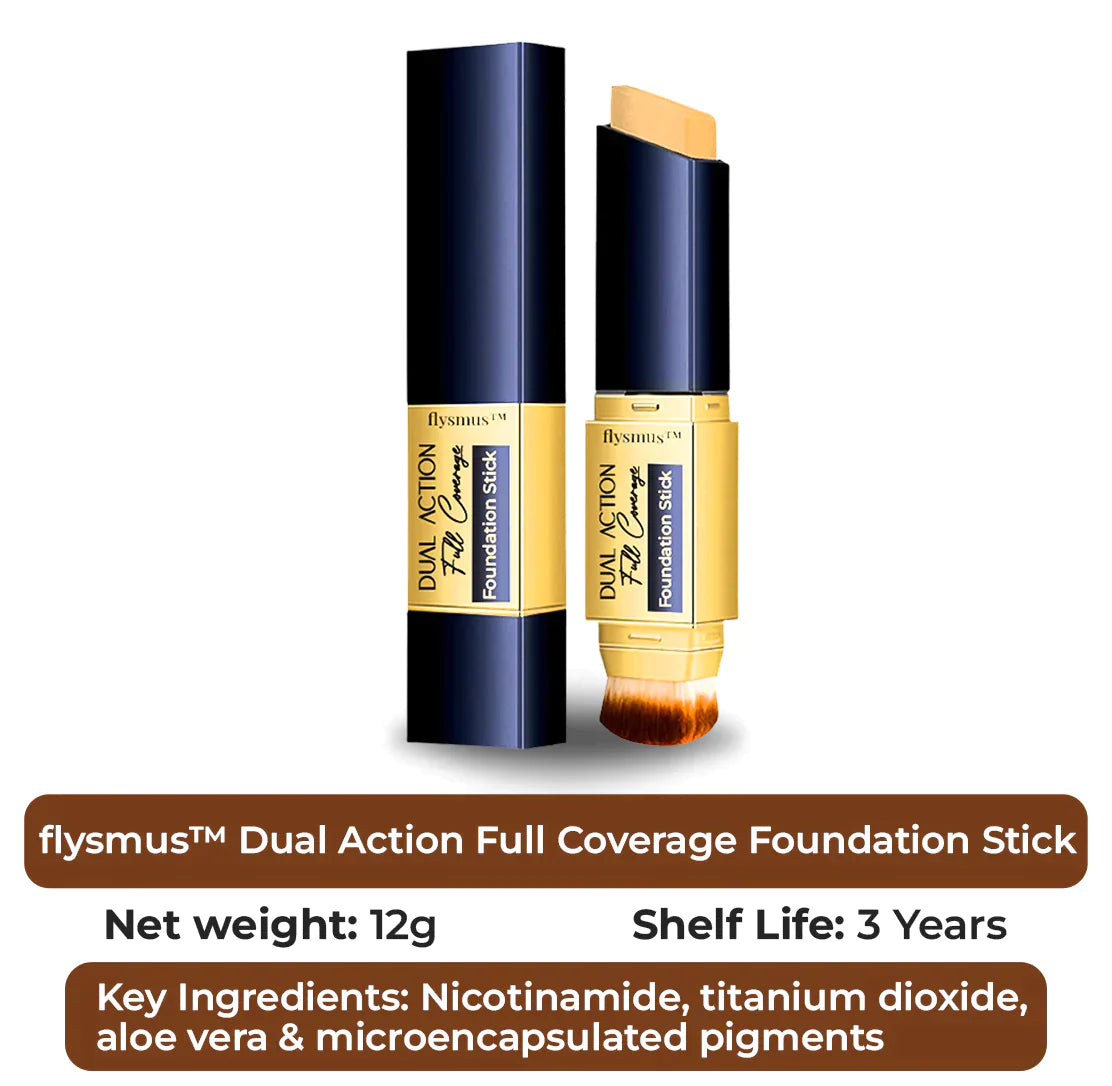 flysmus™ Dual Action Full Coverage Foundation-Stift